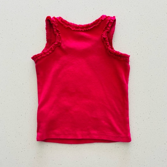 Children’s Place Pink Tank Top with Floral Embroidery Size 9-12’Months - Picture 5 of 6